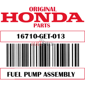 Honda Fuel Pump Assembly 16710-GET-013