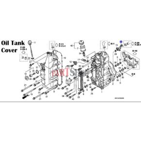 Honda Aquatrax Flange Bolt 6mm 90008-HW1-670
