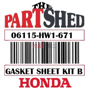 Honda Aquatrax GASKET SHEET KIT B 06115-HW1-671