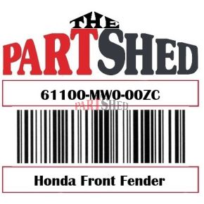 Honda FENDER, FR. *PB231* 61100-MW0-000ZC