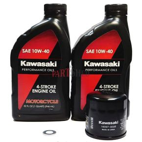 OEM Kawasaki Ninja Oil Change Kit 650 650R | ThePartShed.Com specializes in Powersports parts, OEM parts, and Aftermarket parts