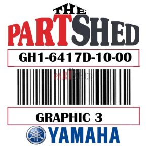 Yamaha Graphic 3 GH1-6417D-10-00 | ThePartShed.Com specializes in Powersports parts, OEM parts, and Aftermarket parts